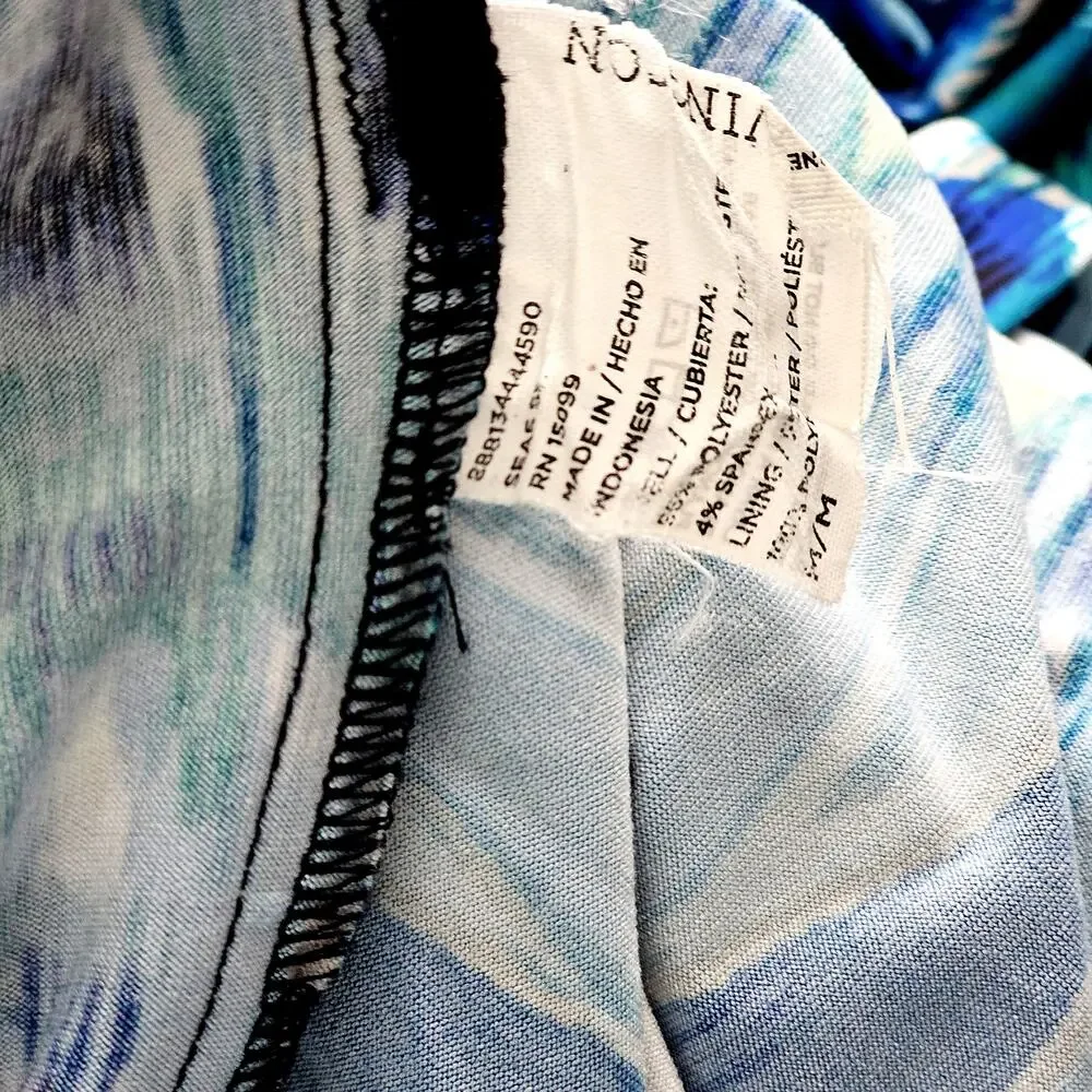 Covington Women's Maxi Halter Sleeveless Dress Gold Rope Chain Neckline Size M - Picture 8 of 9